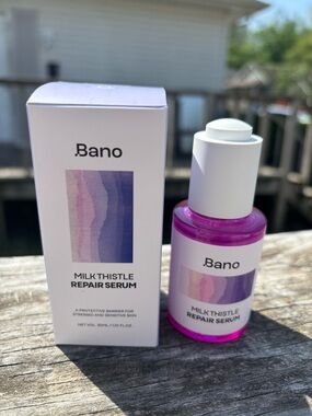 Bano Milk Thistle Repair Serum - Deep Repair for Stressed & Sensitive Skin, 1 OZ